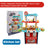 Plastic Tableware Kitchen Set With Sound, Light And Spray Function Kid Toy Blue