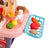 Plastic Tableware Kitchen Set With Sound, Light And Spray Function Kid Toy Pink
