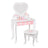 Kids Girls Vanity Table Children Dressing Mirror Make Up Desk Toy Play Gift Set