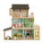 3Story Wooden Lighting Doll House With Balcony 20 Accessories Toy For 3+Year Kid