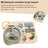 Car Toddler Busy Board – Montessori Busy Boards for Boys & Girls – 10-in-1 Wooden Sensory Board with Steering Wheel