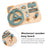 Car Toddler Busy Board – Montessori Busy Boards for Boys & Girls – 10-in-1 Wooden Sensory Board with Steering Wheel