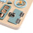 Car Toddler Busy Board – Montessori Busy Boards for Boys & Girls – 10-in-1 Wooden Sensory Board with Steering Wheel