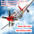 WLtoys XK A280 RC P51 Fighter 4CH Airplane 3D/6G Fixed Wing Brushless Motor Toy