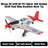 WLtoys XK A280 RC P51 Fighter 4CH Airplane 3D/6G Fixed Wing Brushless Motor Toy
