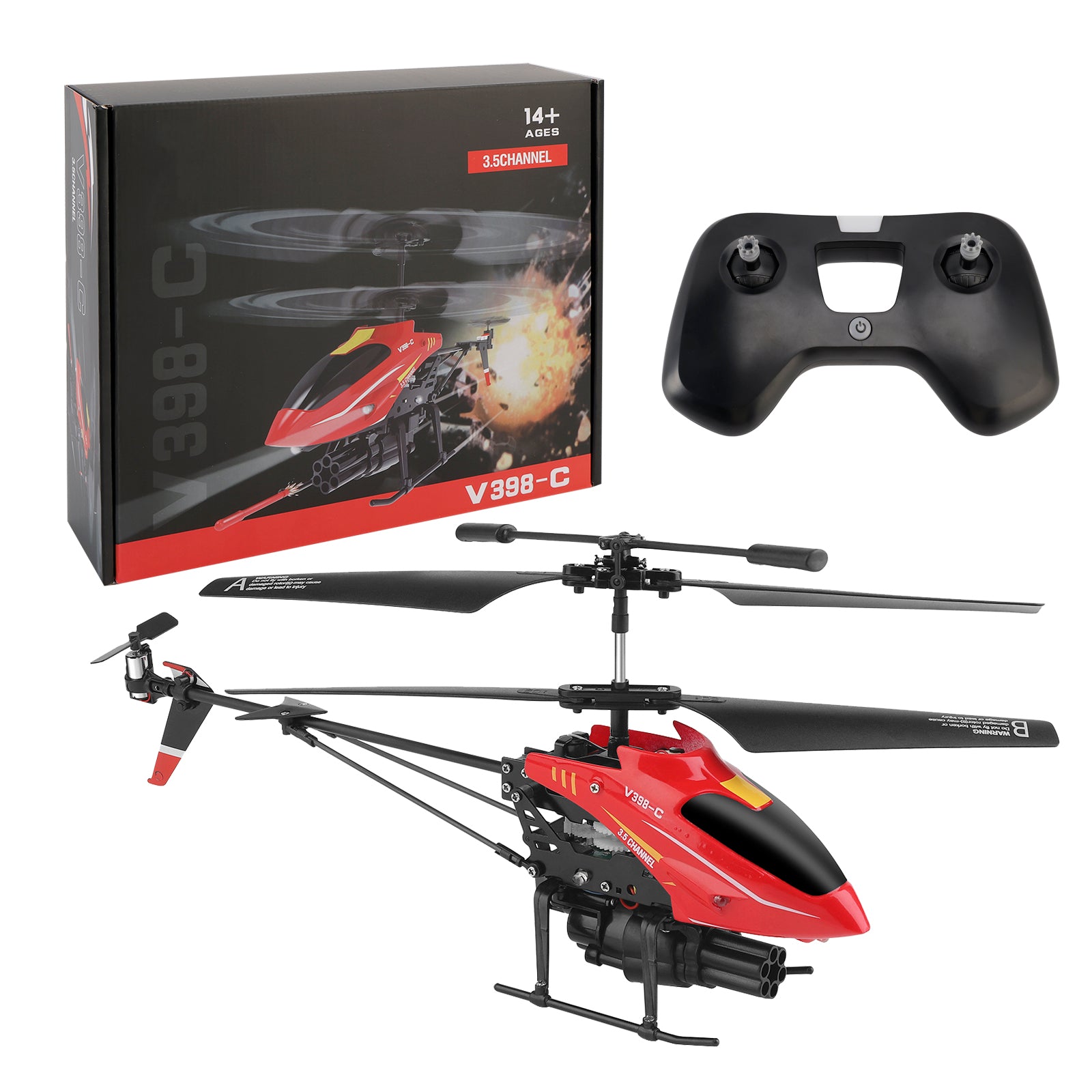 Wltoys V398-C RC Airplane Helicopter 2.4G 6-Axis Gyro Aircraft Kid Gift Toy