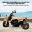Kids Ride-On Motorcycle 3-Wheel Electric LED – Brown, 1–8 Years (Copy)