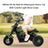 3-Wheel 6V Kids Ride-On Motorcycle with Music & Colorful Light – Green (Copy)