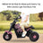 3-Wheel 6V Kids Ride-On Motorcycle with Colorful Light & Music – Pink (Copy)