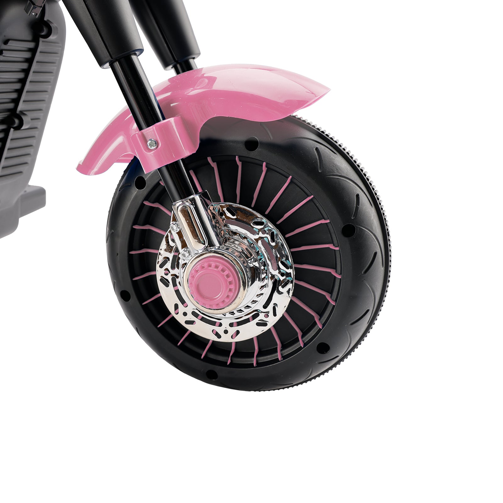 3-Wheel 6V Kids Ride-On Motorcycle with Colorful Light & Music – Pink (Copy)