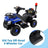 Dual Electric 6V Ride On Atv Police Car For Kid Toy Off-Road 4 Wheeler Car (Copy)