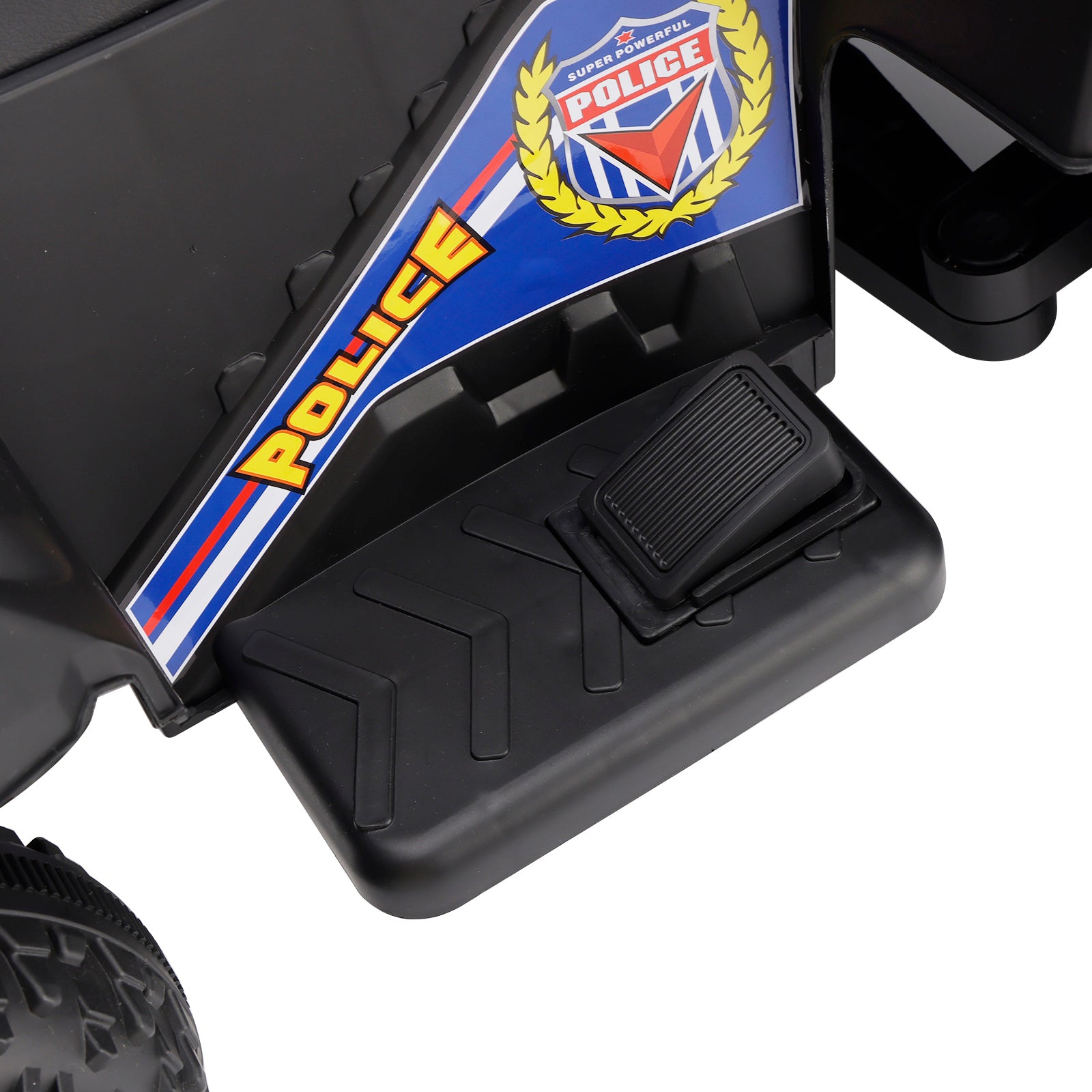 Dual Electric 6V Ride On Atv Police Car For Kid Toy Off-Road 4 Wheeler Car (Copy)