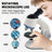 Rotating Microscope LED 100X-1200X Magnification Science Toys Kit For Kid White