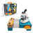 Rotating Microscope LED 100X-1200X Magnification Science Toys Kit For Kid White