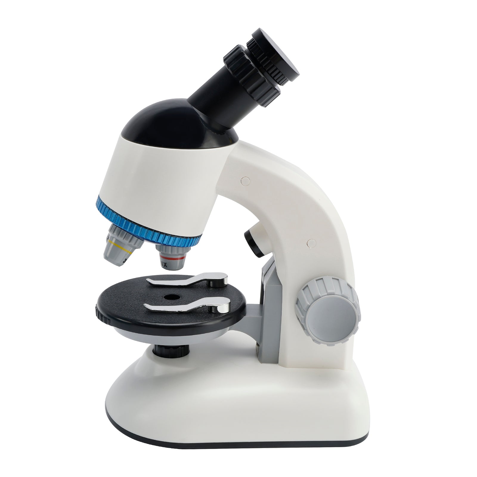 Science Rotation Kit Rotating Microscope LED 100X-1200X Magnification Science Toys Kit For ...