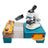 Rotating Microscope LED 100X-1200X Magnification Science Toys Kit For Kid White