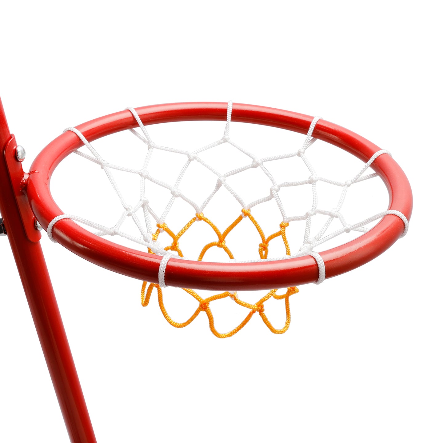 Early Learning 4 Hoop Kid Basketball Hoop Indoor/Outdoor Preschool Hoop Set Red