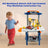 37+Pcs Kid Workbench Electric Drill Tool Pretend Play Workshop Construction Toy