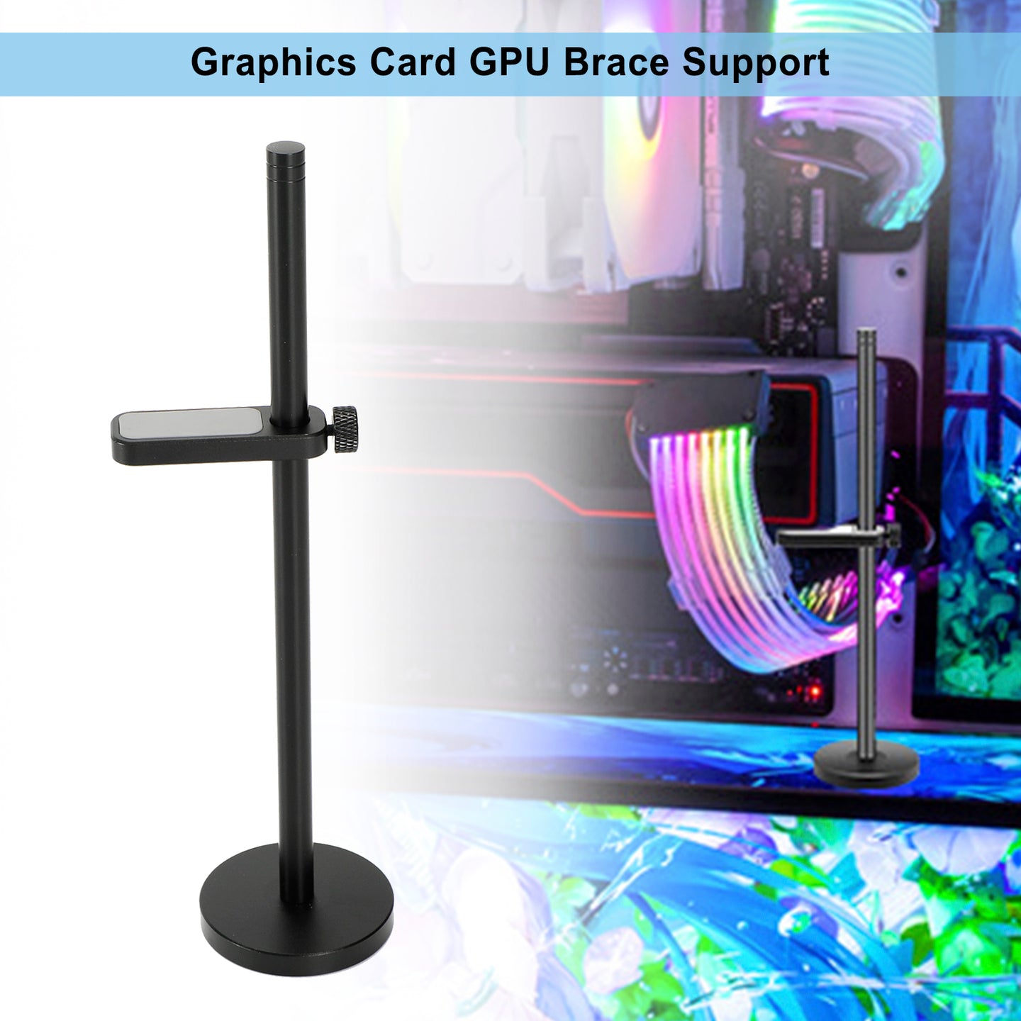 195mm/7.67" Graphics Card GPU Brace GPU Stand Video Card Sag Holder