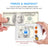 Eyoyo Digital Magnifier for Seniors - Reading Aid, 2X-25X Zoom