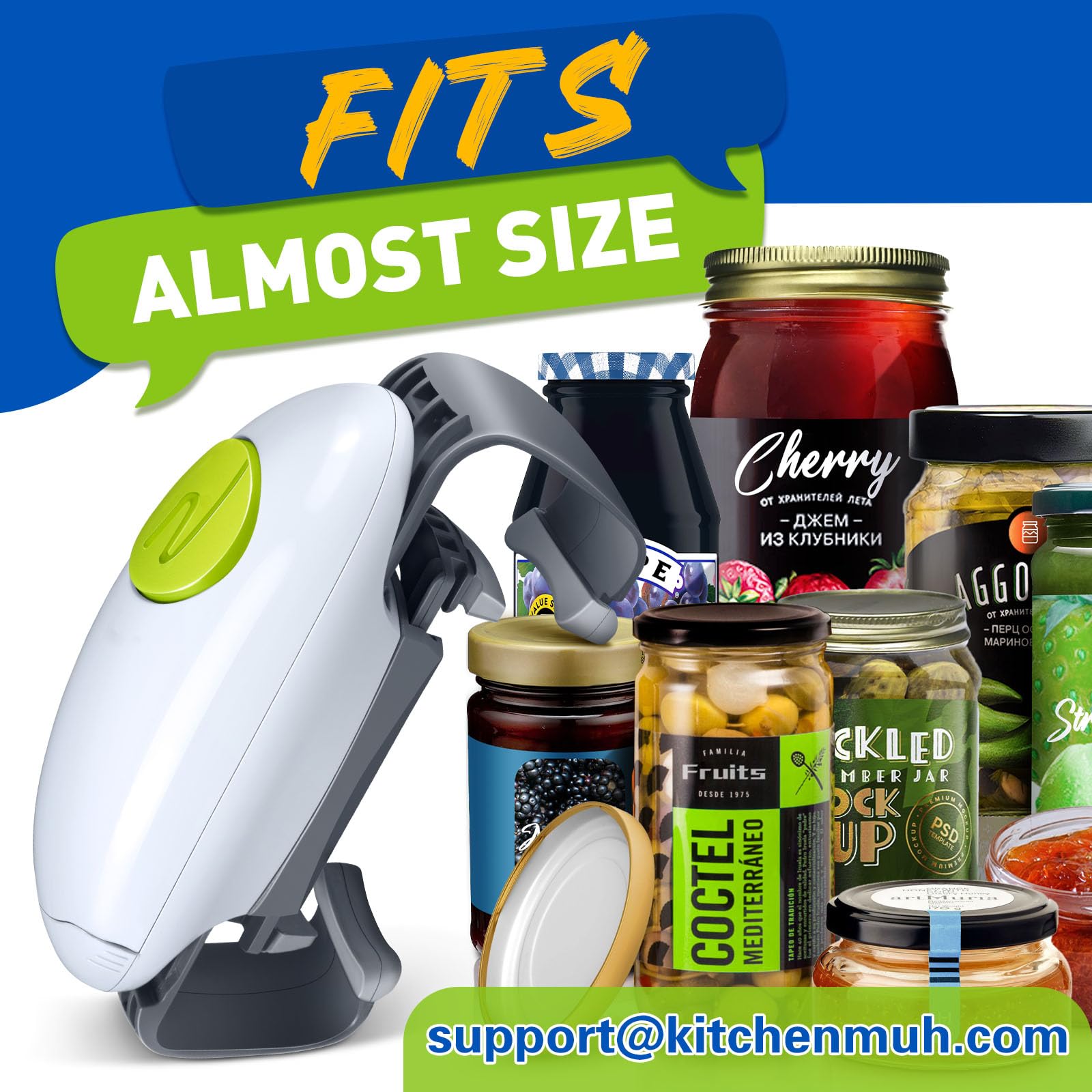 One-Touch Automatic Jar Opener