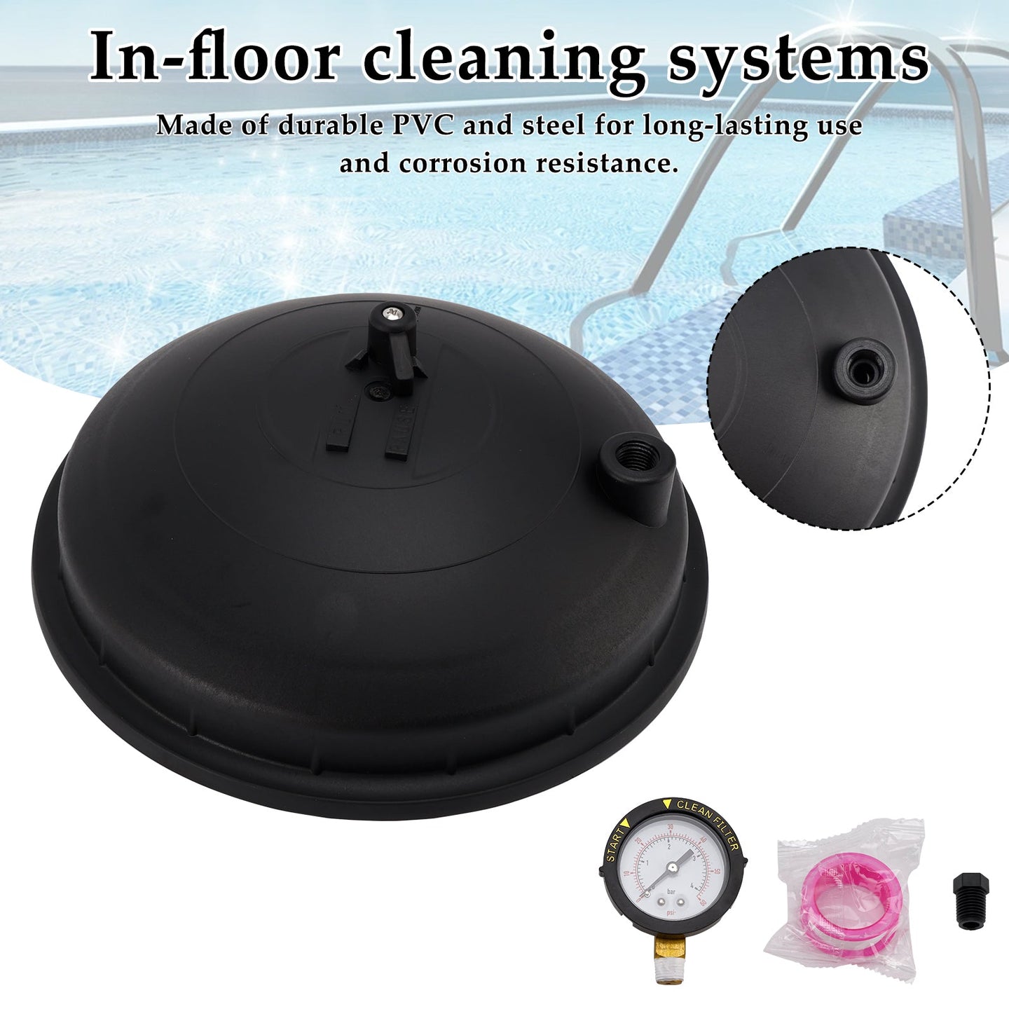 005-302-4300-03 Water Valve Dome with Pressure Gauge for Paramount Replacement