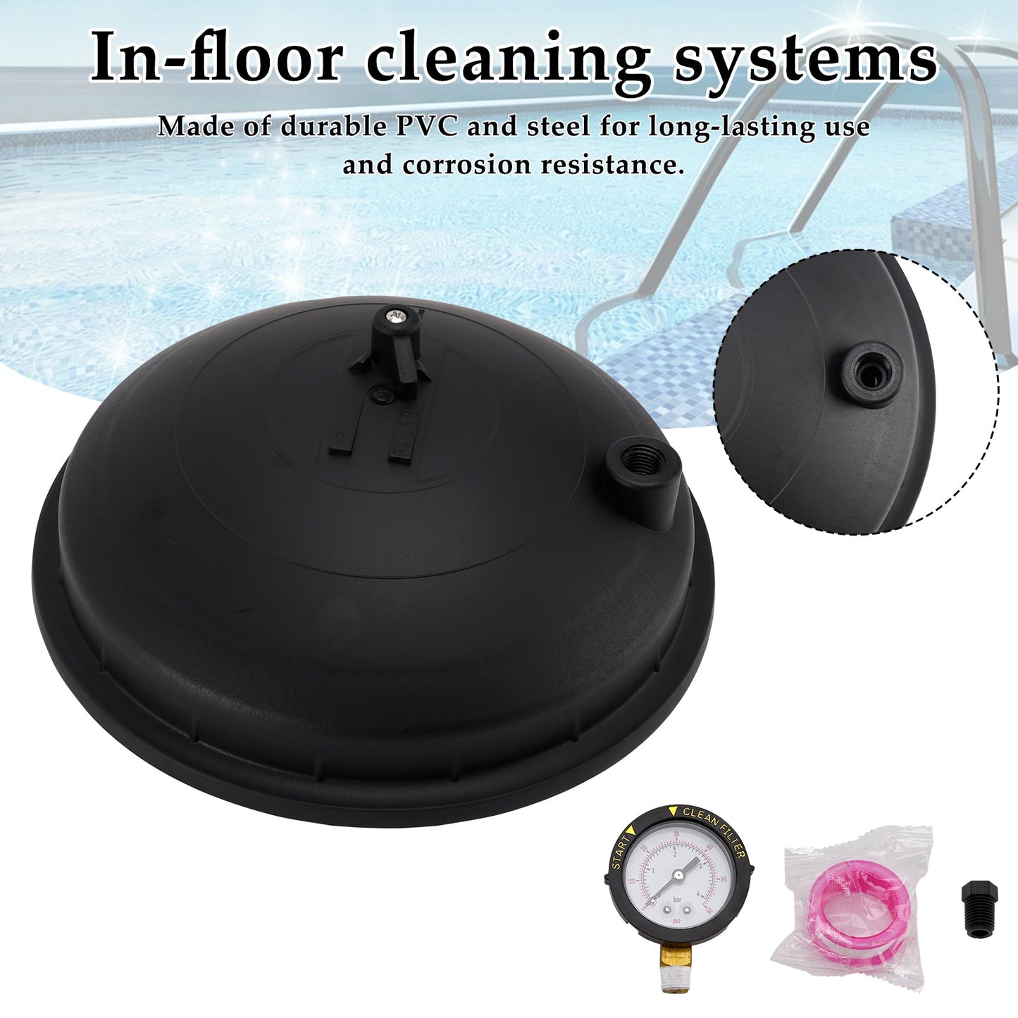 005-302-4300-03 Water Valve Dome with Pressure Gauge for Paramount Replacement