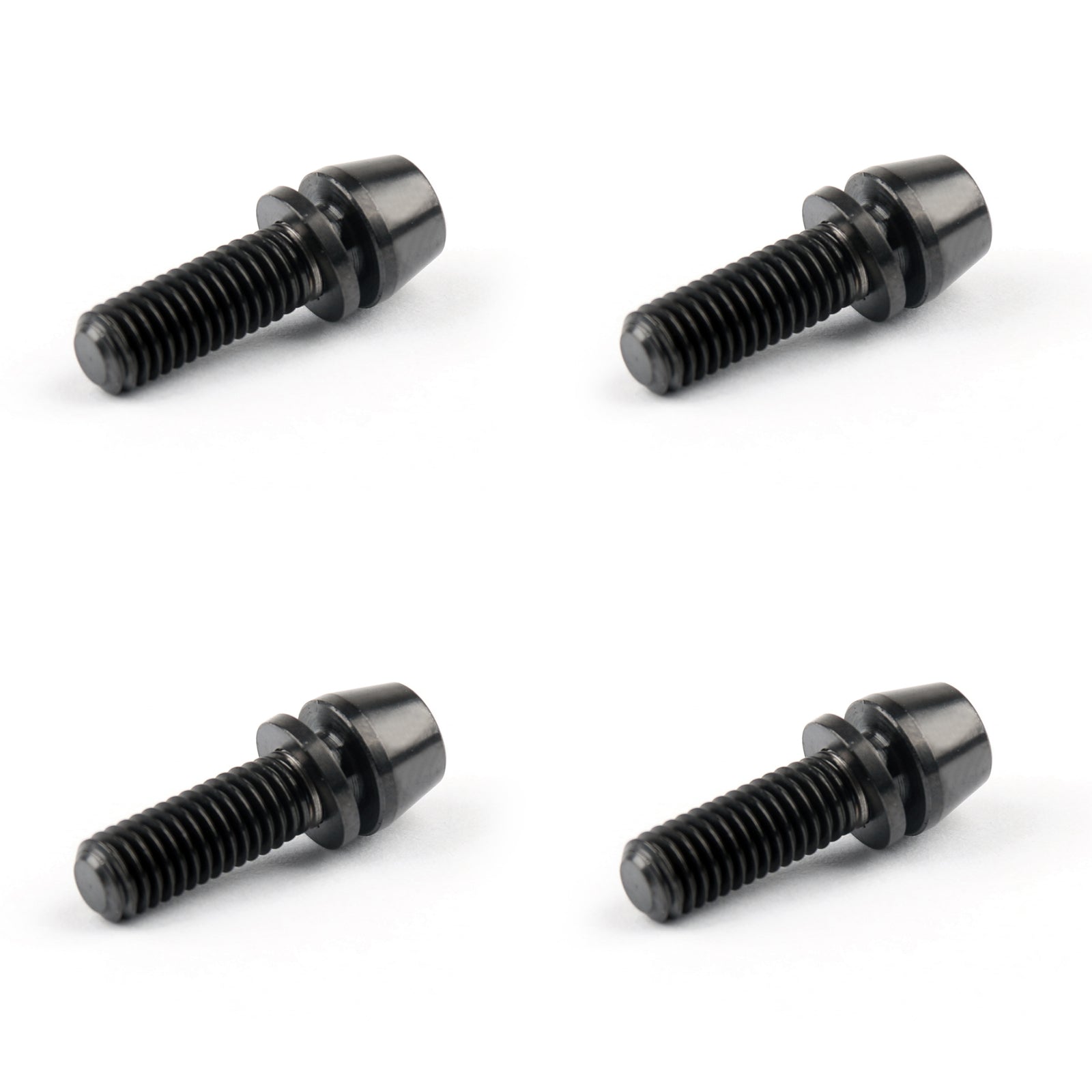 M5x16mm Titanium Ti Bolts Allex Hex Bike Stem Tapered Head Screw + Washer 4pcs B