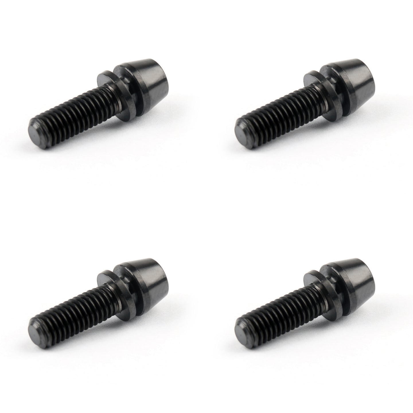 M5x16mm Titanium Ti Bolts Allex Hex Bike Stem Tapered Head Screw + Washer 4pcs B