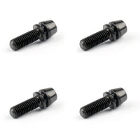 M5x16mm Titanium Ti Bolts Allex Hex Bike Stem Tapered Head Screw + Washer 4pcs B