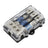 3-Way Mini ANL Power Distribution Block with 60A Fuses for Car Audio, Accepts 2/4GA In, 4/8GA Out