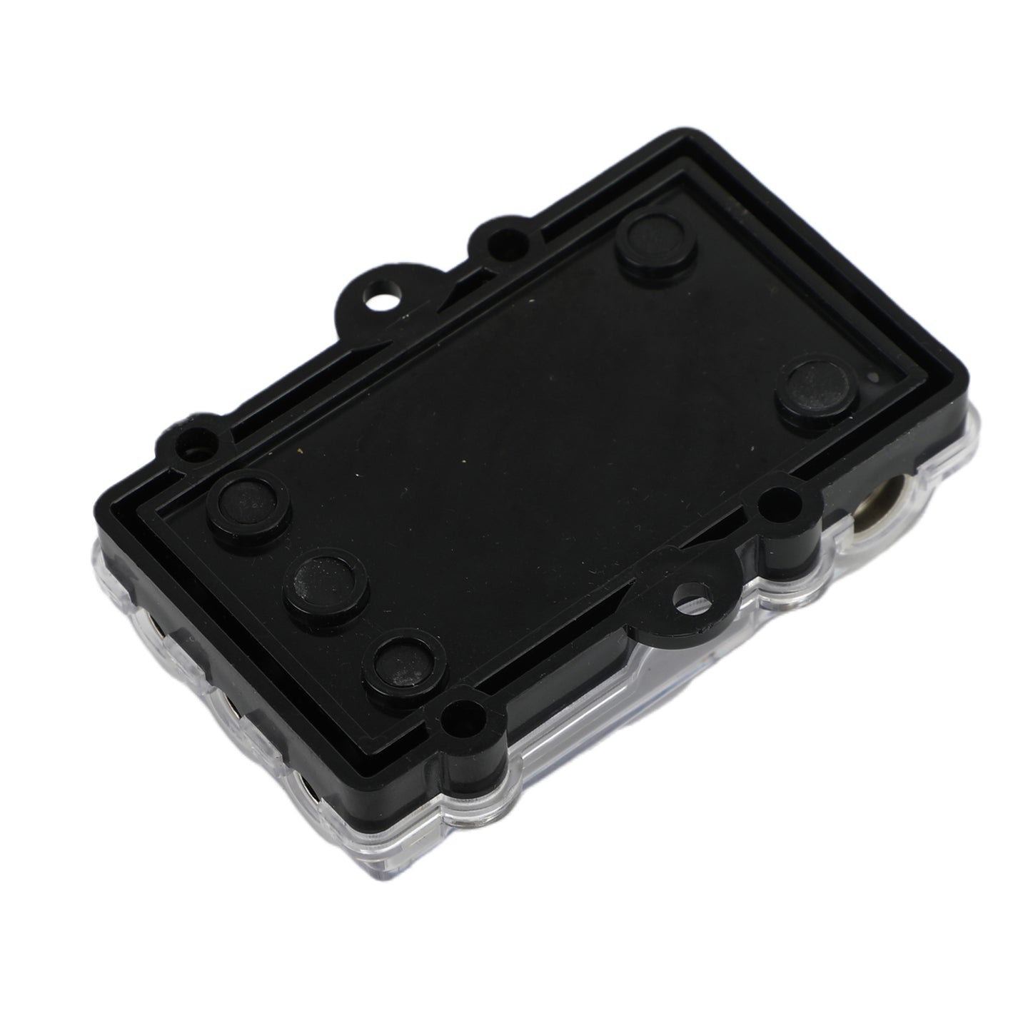 3-Way Mini ANL Power Distribution Block with 60A Fuses for Car Audio, Accepts 2/4GA In, 4/8GA Out