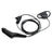 8268-614-D Type Large Earhook Headset For XPR6350 XiRP8208 DP3401 DGP6150 GP338D