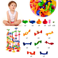 105pcs Kids Marble Run Race Set Railway Building Blocks Construction Track Toy (Copy)