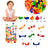 105pcs Kids Marble Run Race Set Railway Building Blocks Construction Track Toy