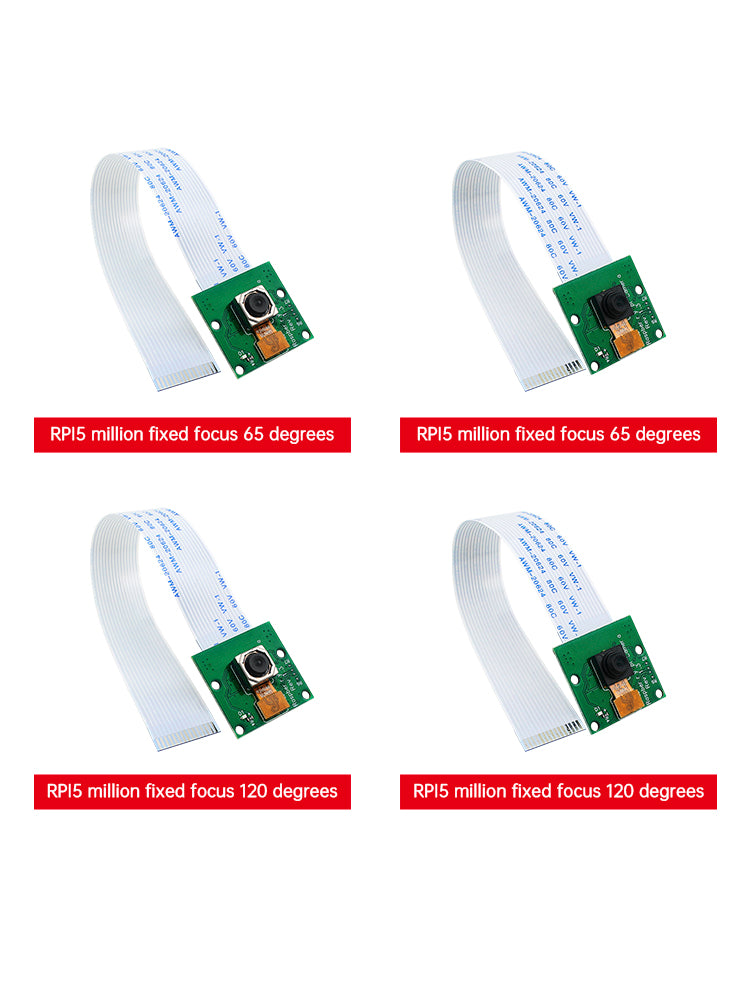 Raspberry Pi 4B 5 Million Camera OV5647 HD Camera Module Fixed Focus/Auto Focus