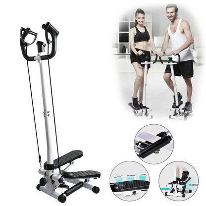 Fitness Workout Exercise Air Stair Stepper Machine Cardio Equipment + Handle Bar