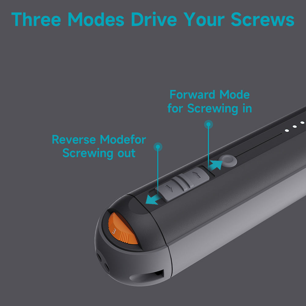 3.6V Electric Screwdriver Set 38-in-1 Multi-Function 220RPM 4N.m Torque Built-in 4pcs LED lighting