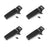 4Pcs Belt Clip For TYT MD-380 Retevis RT3 Two Way Radio Black