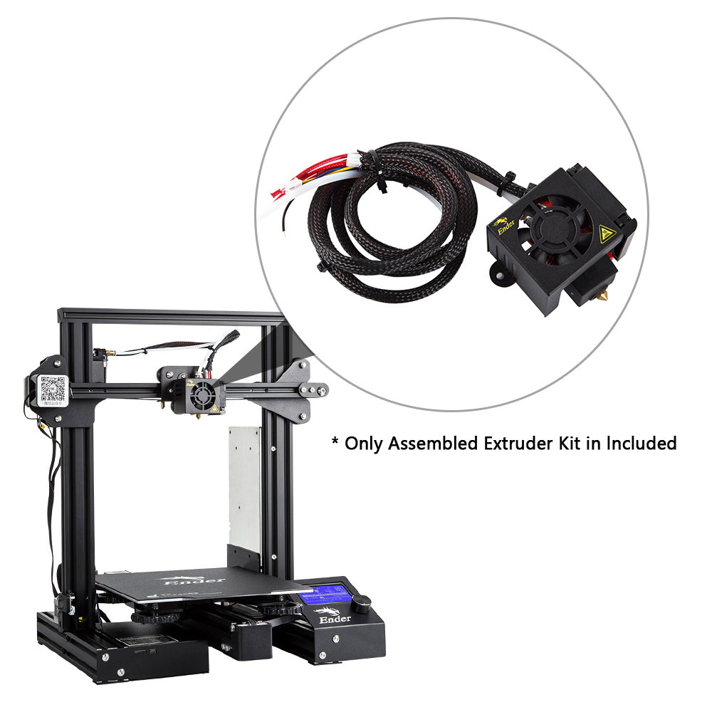 Hot End Nozzle Full Assembled Extruder Kits for Ender 3/Ender 3 Pro