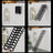 12-Step Folding Attic Ladder for 27.6" x 23.6" Wall Opening, 600 lbs Capacity Pull-Down Loft Stairs, up to 9.84ft Ceiling Height (Black)