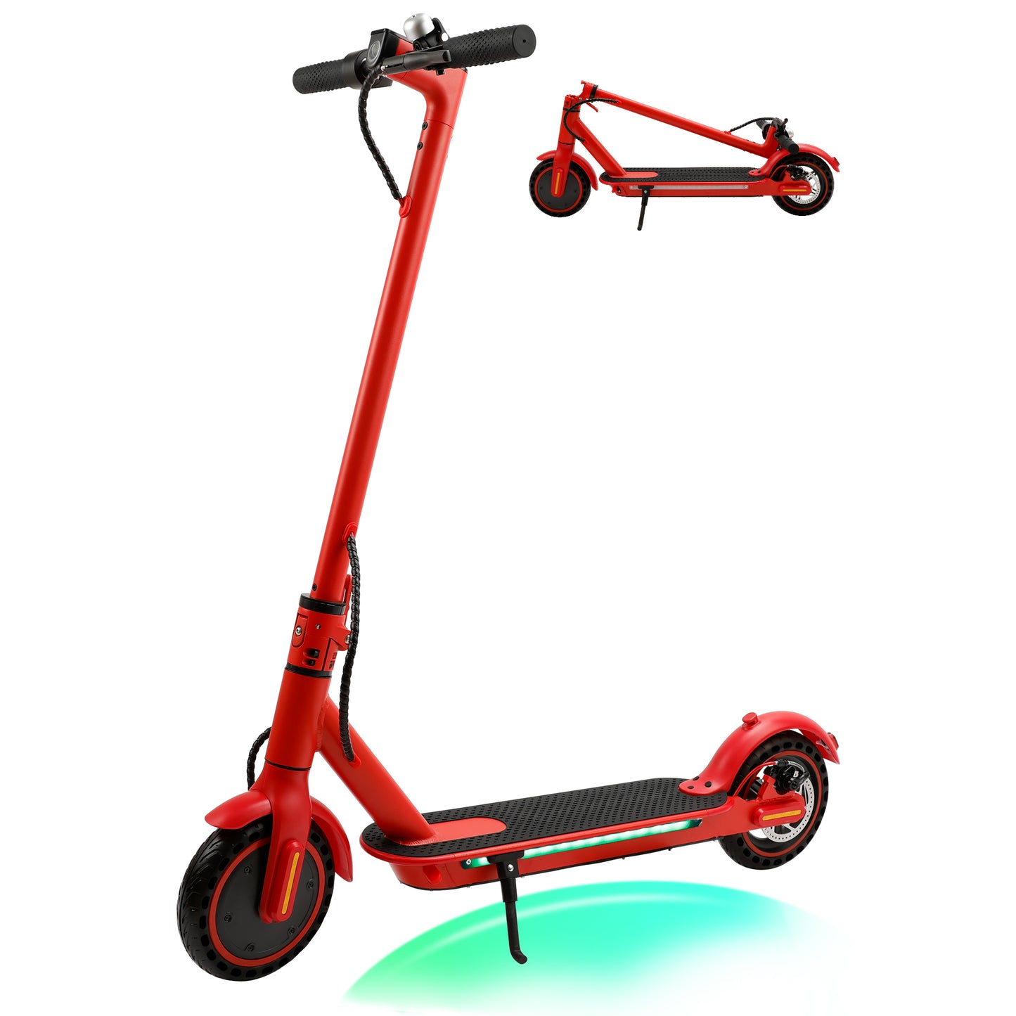 8.5" Folding Electric Scooter With app 350W 35KM Range 30km/h City Commute Red
