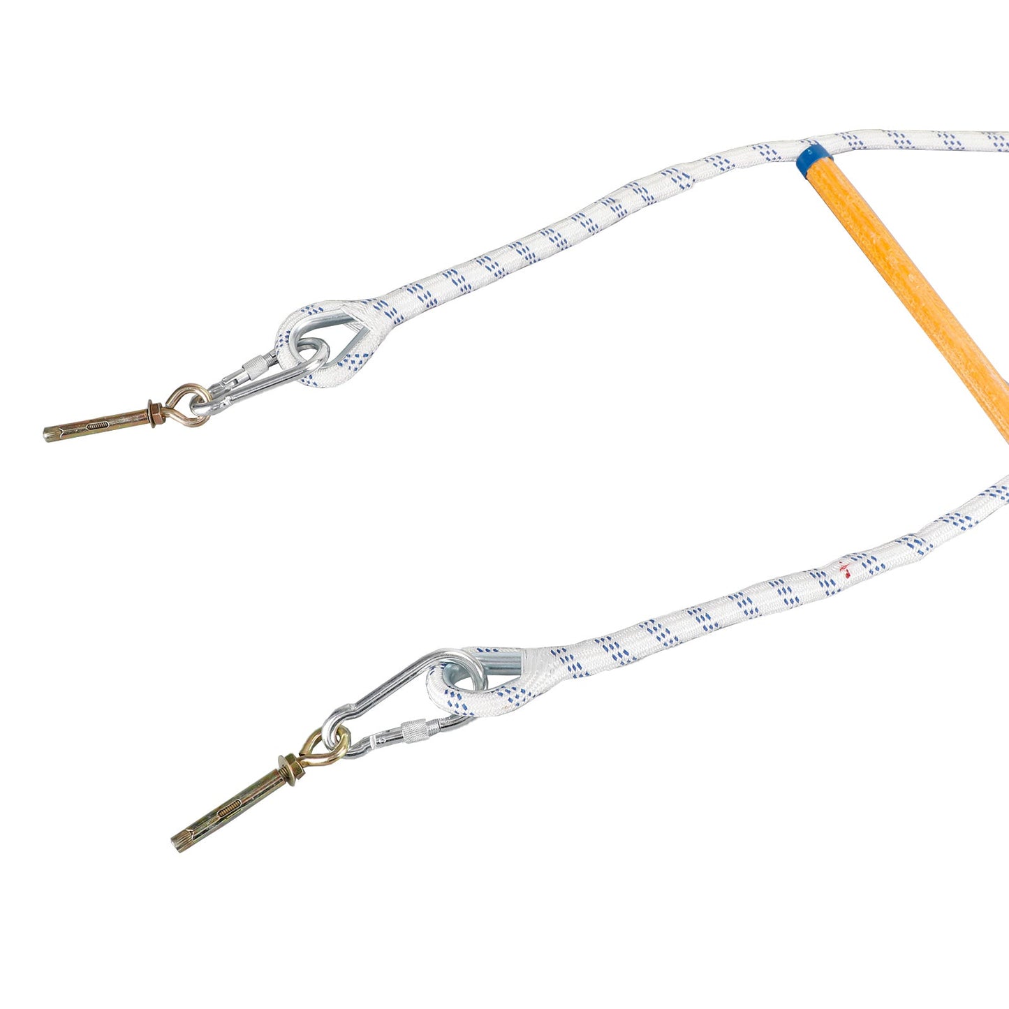 5M (16ft) Folding Fire Escape Ladder for 2-Story Windows, 660 lbs Capacity, Portable Emergency Rope Ladder