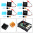 4x Squared Fan Single Fan With Heatsink Thermal adhesive For Raspberry Pi 4B/3B+