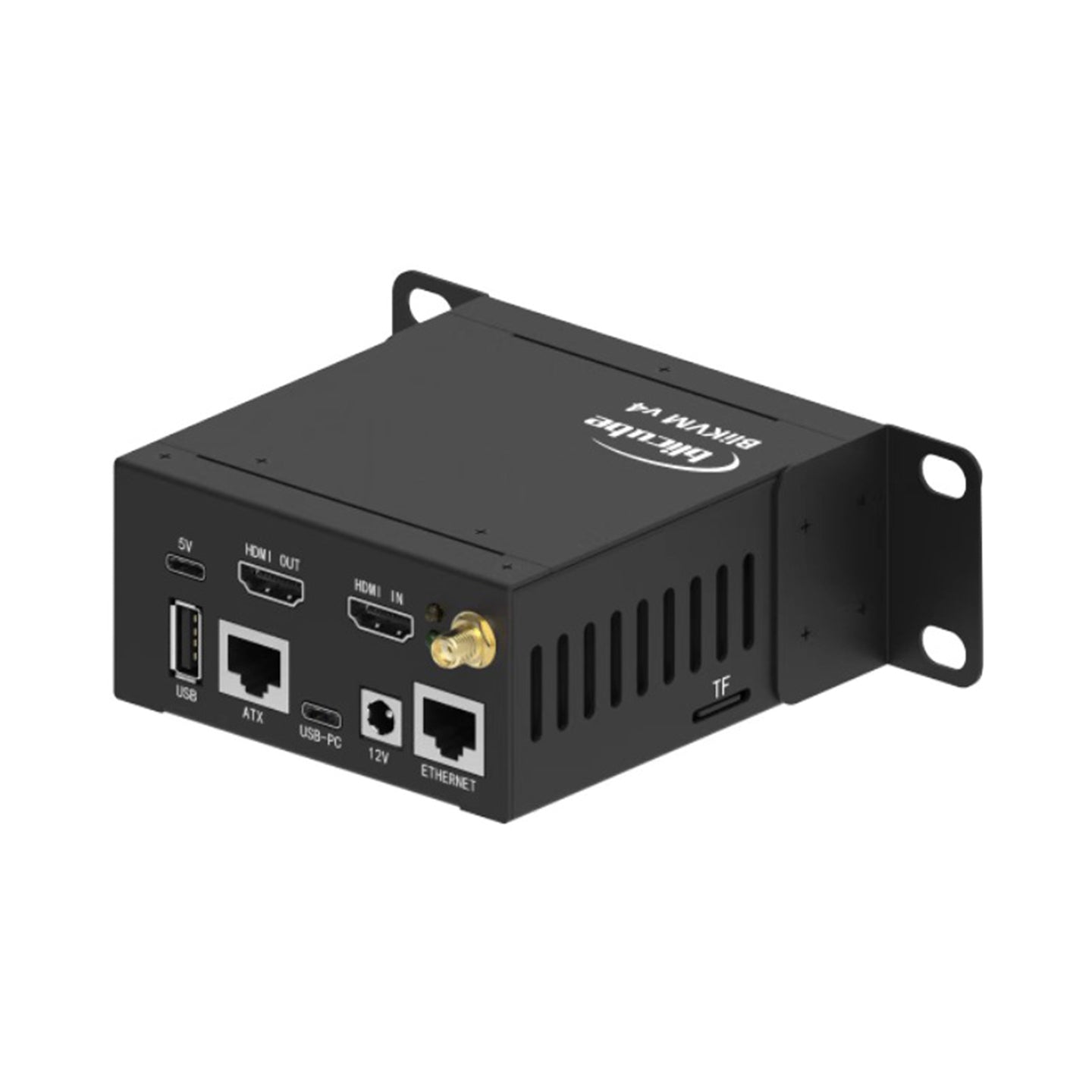 BliKVM v4 HDMI KVM over IP with PoE, HDMI Loop Out, ATX Control & WiFi for Remote Server Management