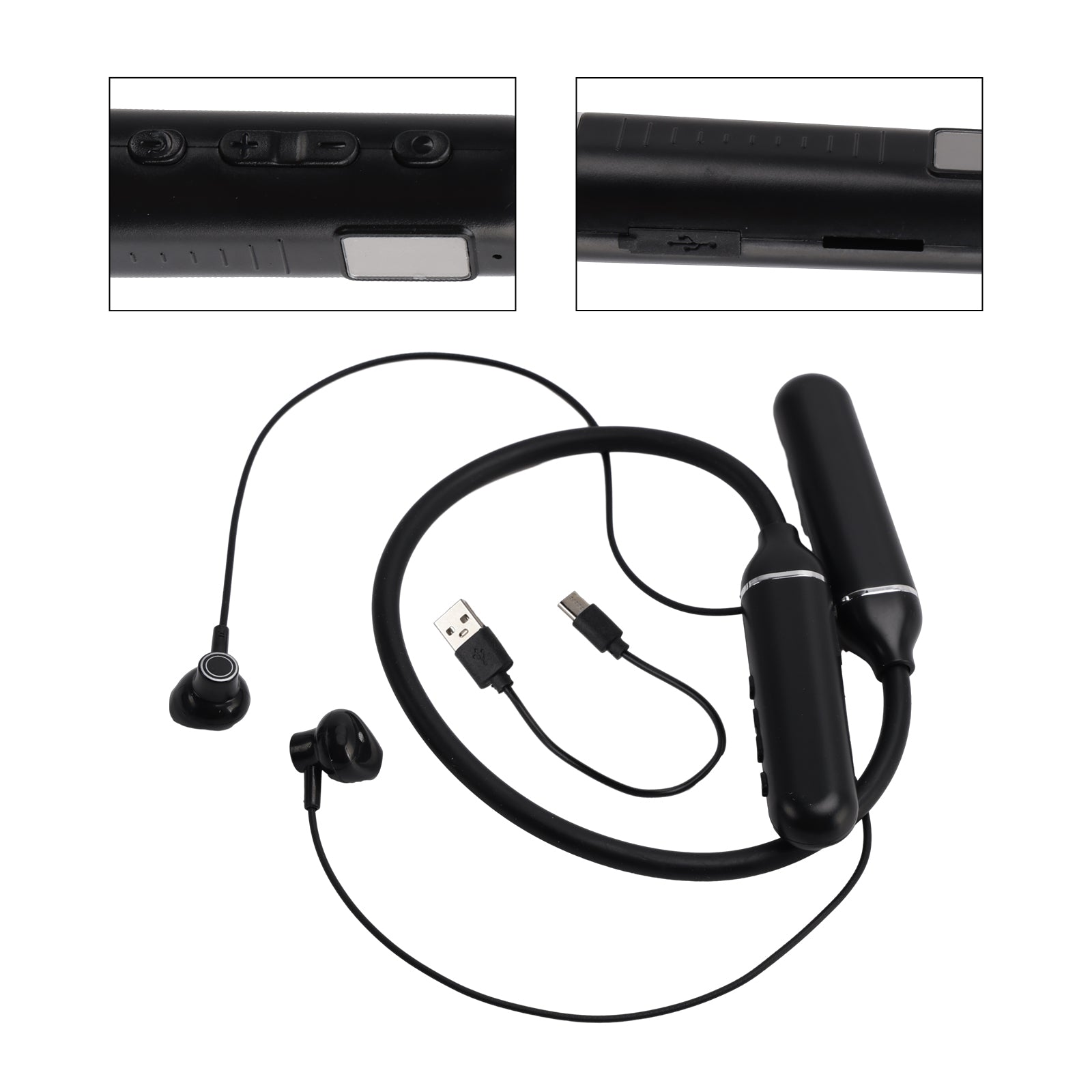 Bluetooth Headphones Wireless Neckband Bluetooth Headset for Phone Laptop PC TV