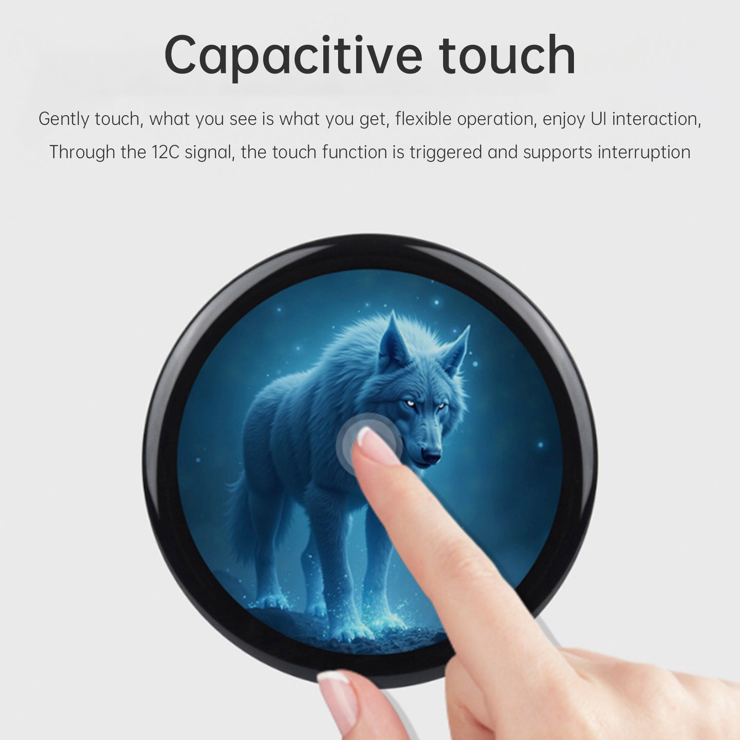ESP32-S3 1.46-inch Circular Touch Screen Development Board Wifi Audio Playback
