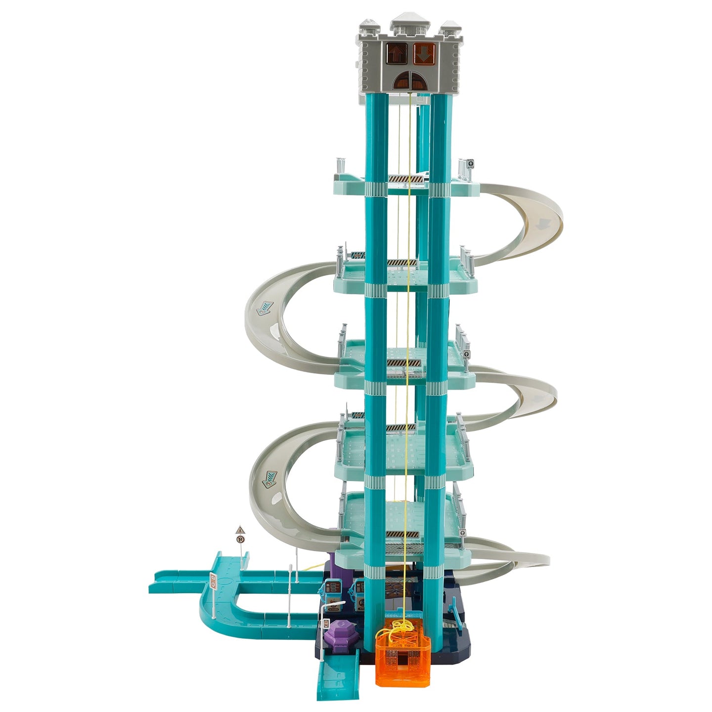 Kids Parking Garage Playset, 6 Floors, Hand-Crank Lift, 2 Cars, Ages 3-8 (Copy)