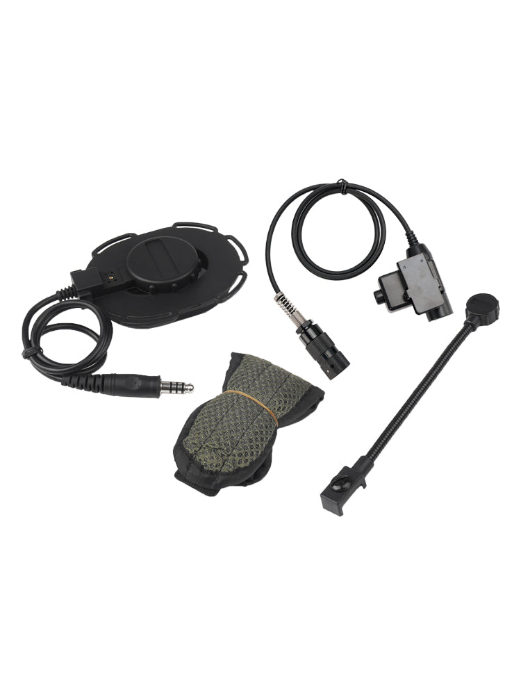 For AN/PRC148 PRC152 U329 Radio 6-Pin U94 PTT Z Tactical Bowman Elite II Headset