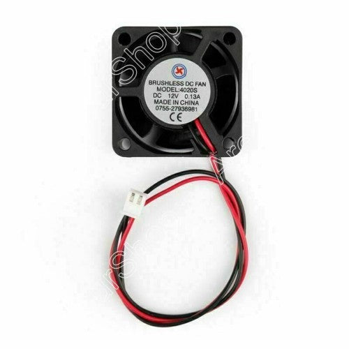 12V Brushless DC EF Cooler 0.13A Ventilator 4020s Pin 40x40x20mm 2 Gehäuselüfter